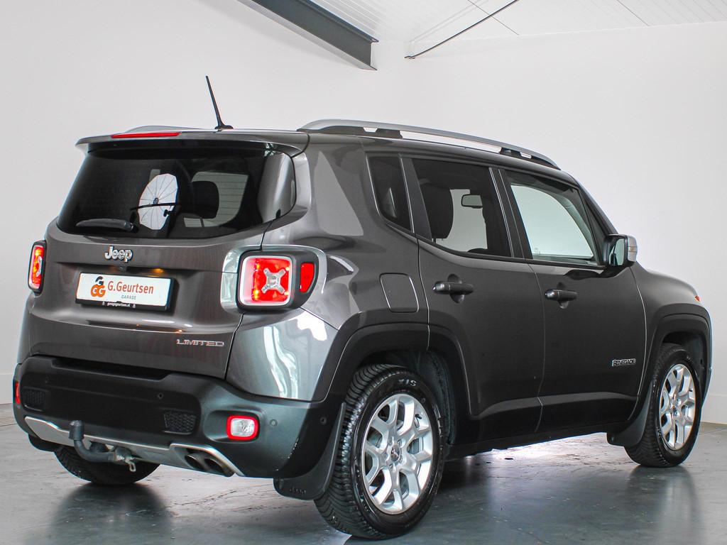 Jeep Renegade 1.4 MultiAir Limited Trekhaak, Stoel/Stuurverw, Stof, Gebruikt, 4 cilinders, 600 kg