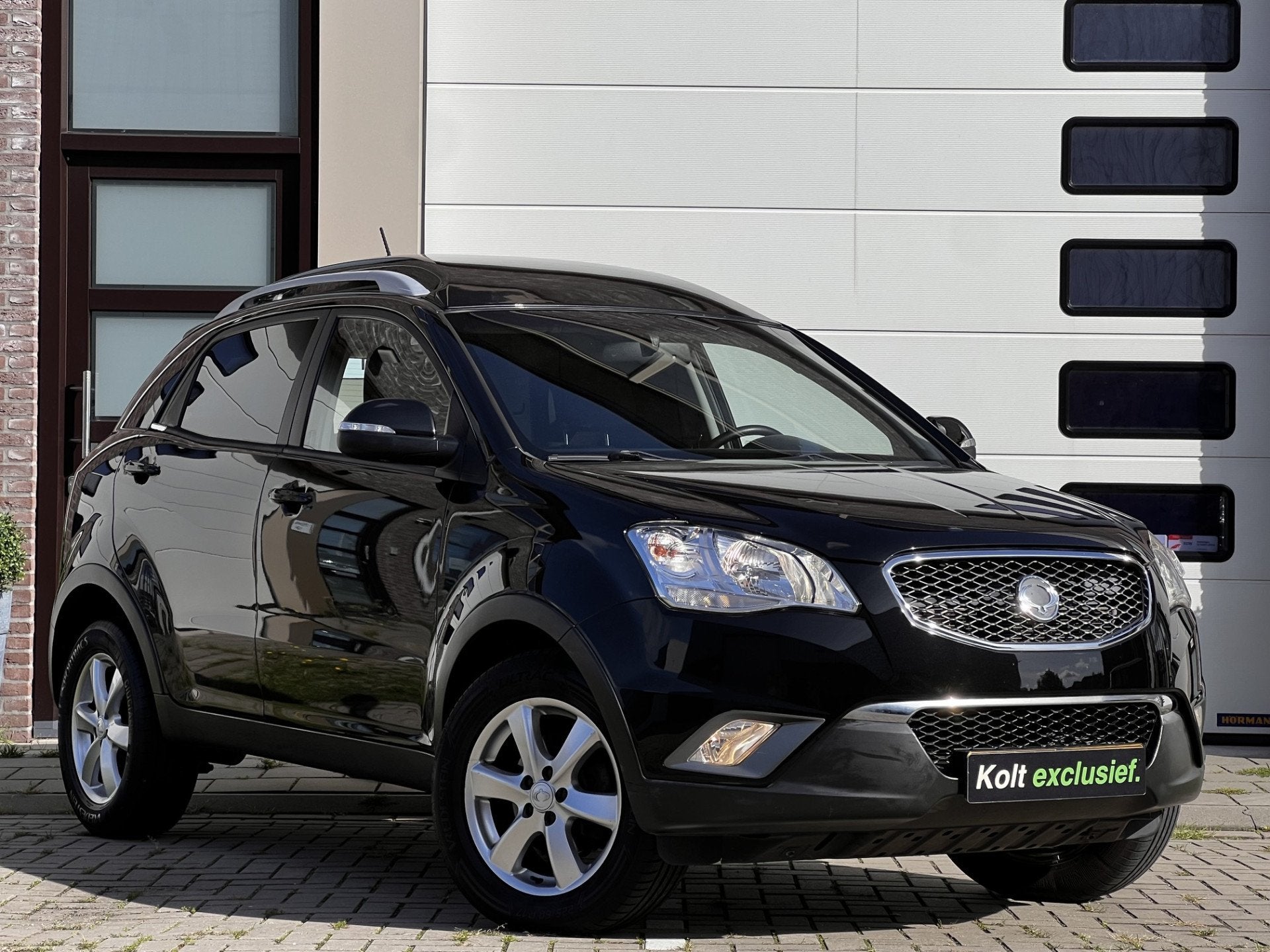 SsangYong Korando 2.0 XDI *BTW Auto* | HR Grijs Kenteken | O, Auto's, Stof, Gebruikt, 4 cilinders, Zwart