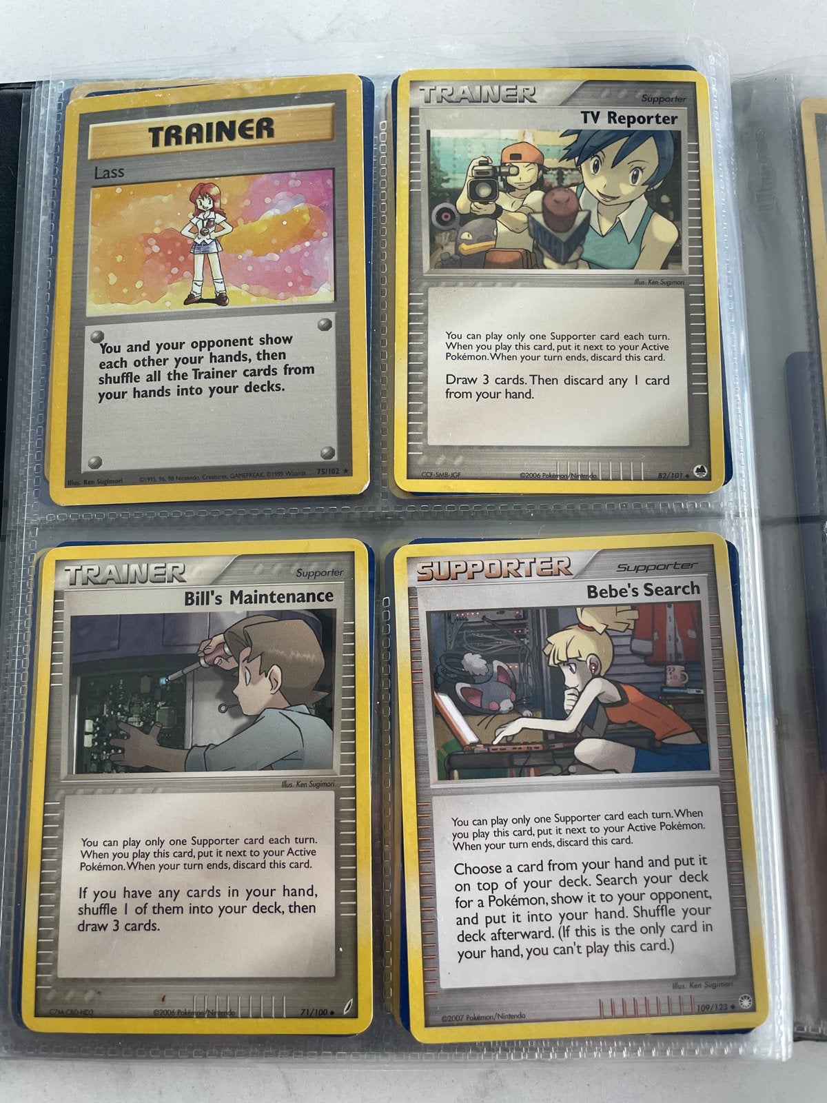 Pokémon Trainer Kaarten Collectie - Diverse Jaren, Ophalen, Gebruikt, Meerdere kaarten