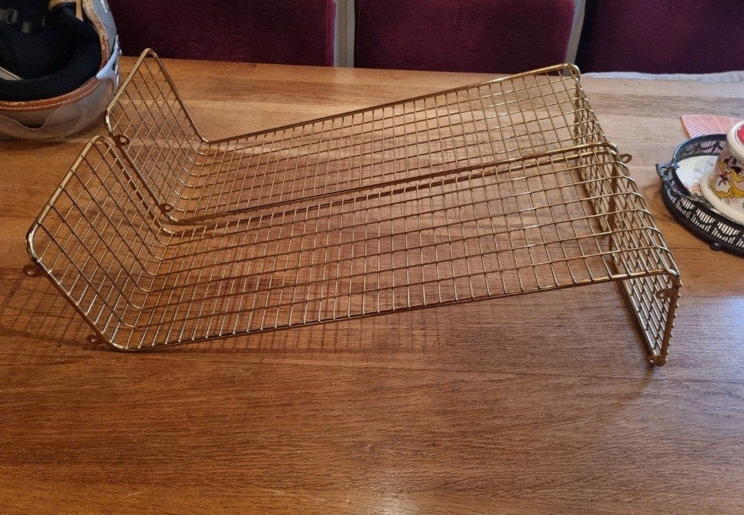 2 gouden wand rekjes ikea, Ophalen