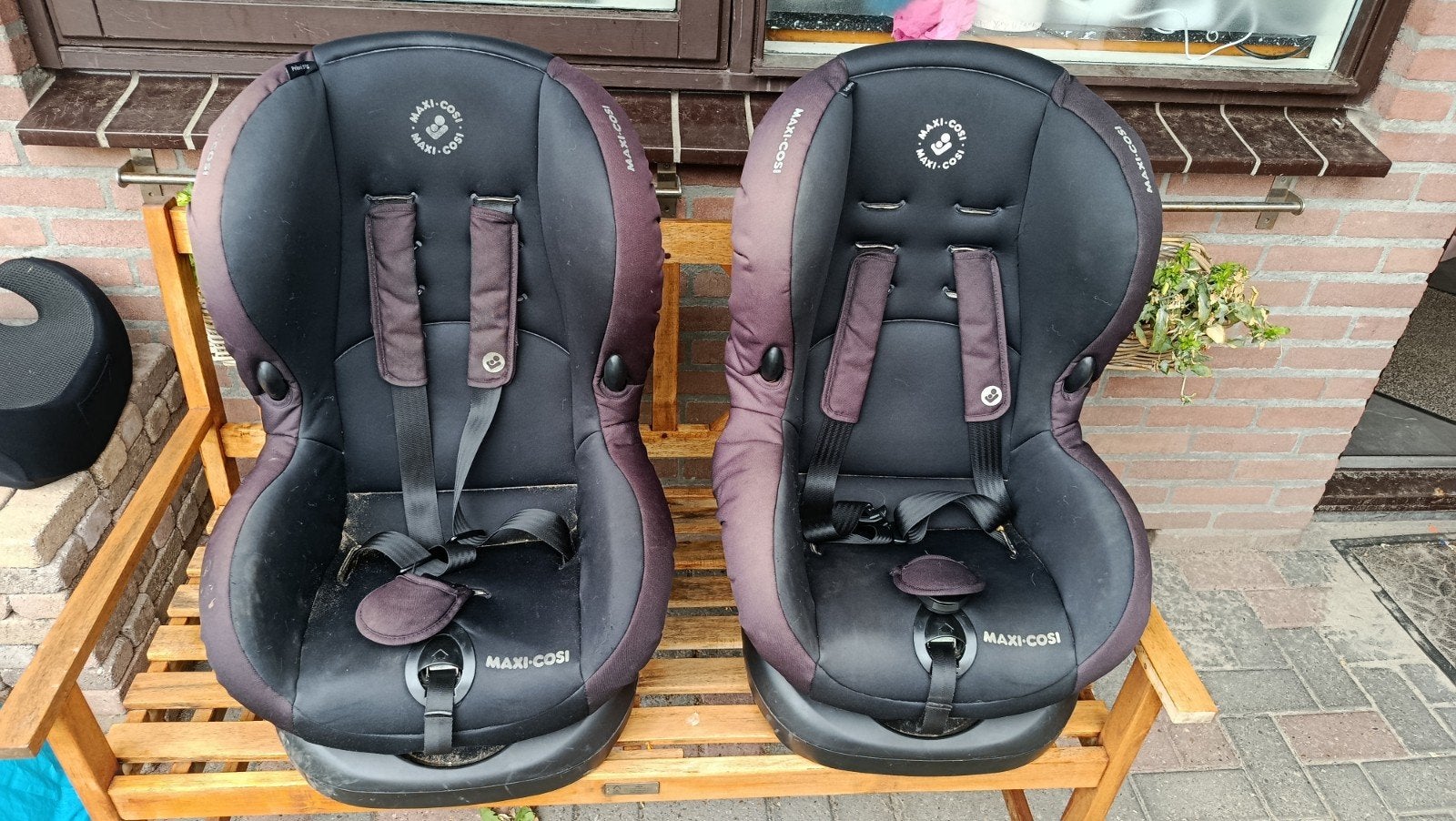 Set van 2 Maxi-Cosi Priori SPS autostoelen, gebruikt, Kinderen en Baby's, Ophalen, Verstelbare rugleuning, 9 t/m 18 kg, Maxi-Cosi