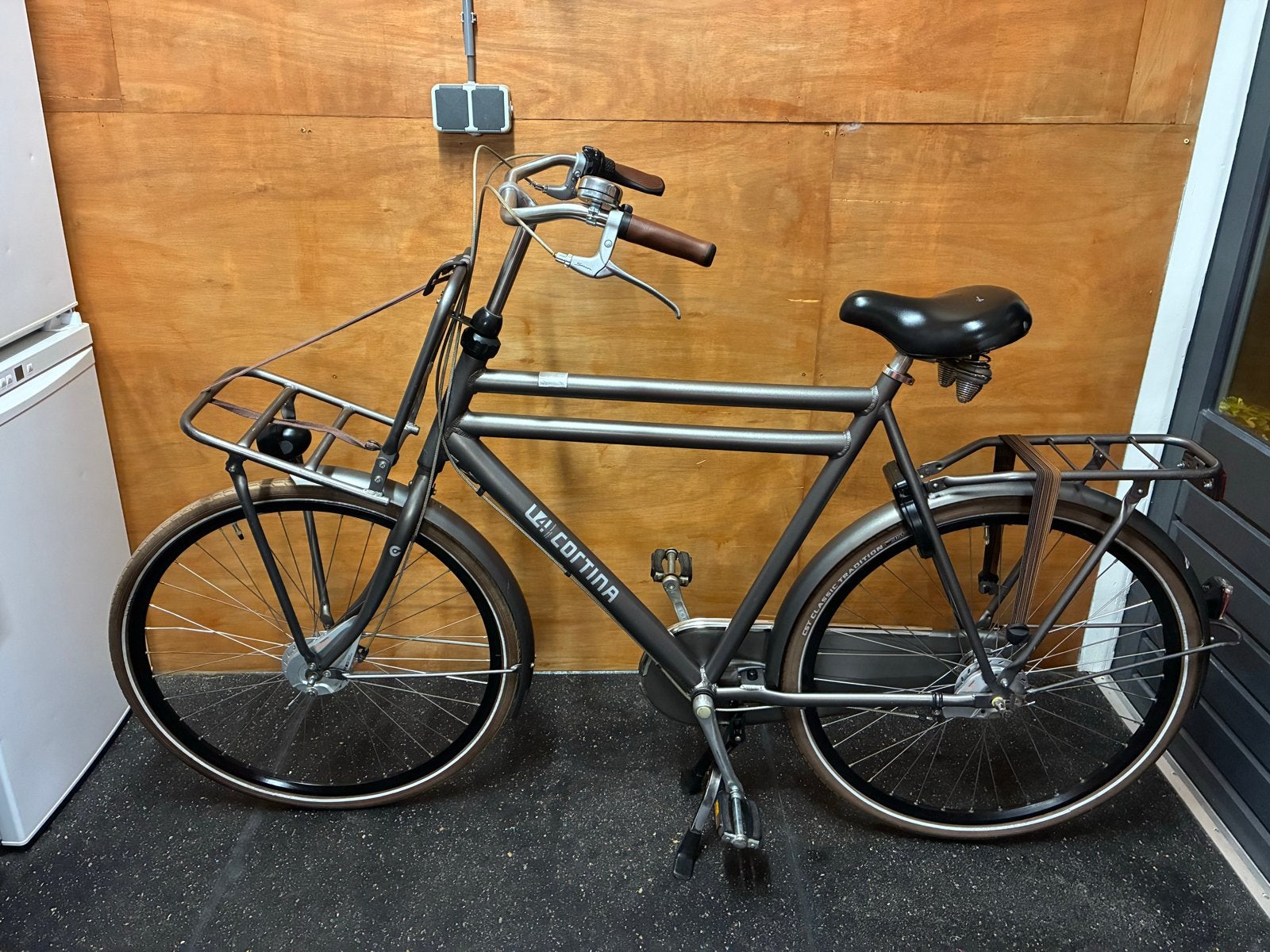 Cortina U4 Transportfiets - Zo goed als nieuw, Fietsen en Brommers, Versnellingen, Zo goed als nieuw, 61 tot 65 cm, Schijfrem