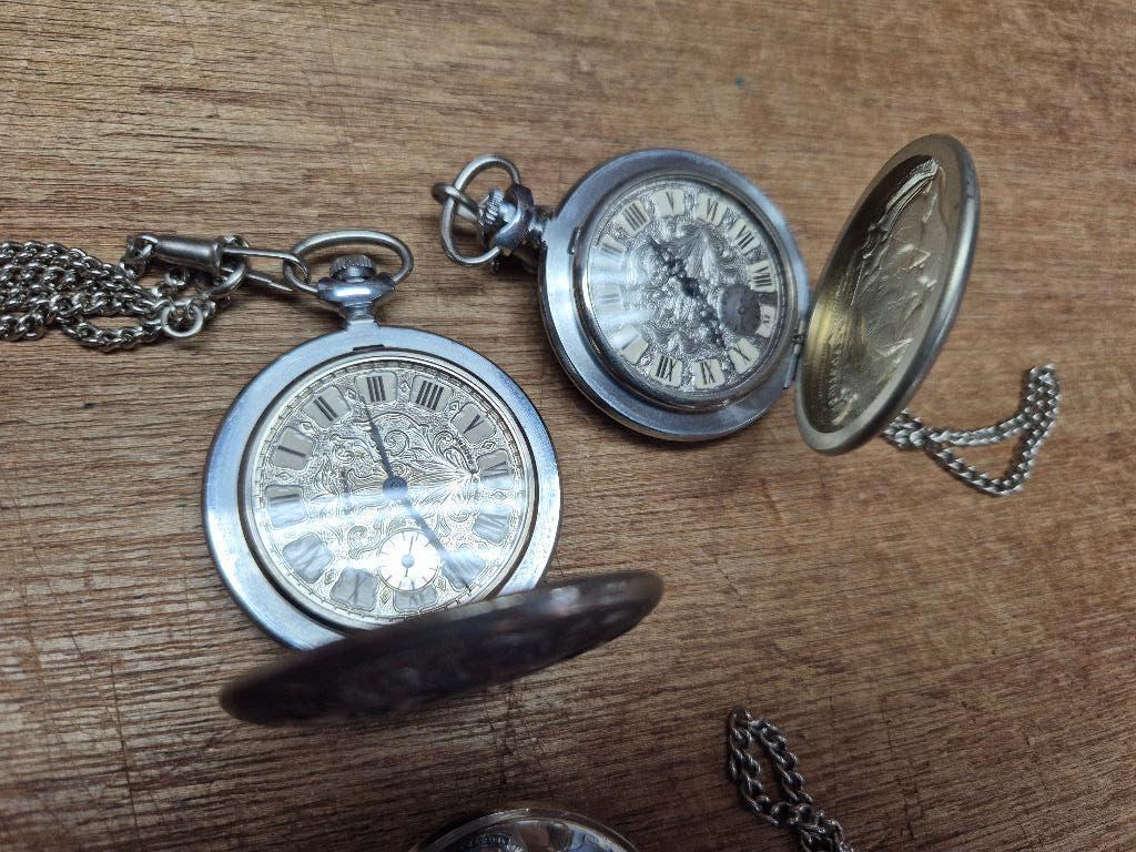 3x Russisch zak Horloge opwinden Sowjet, Overige merken, Overige materialen, Zakhorloge, Gebruikt