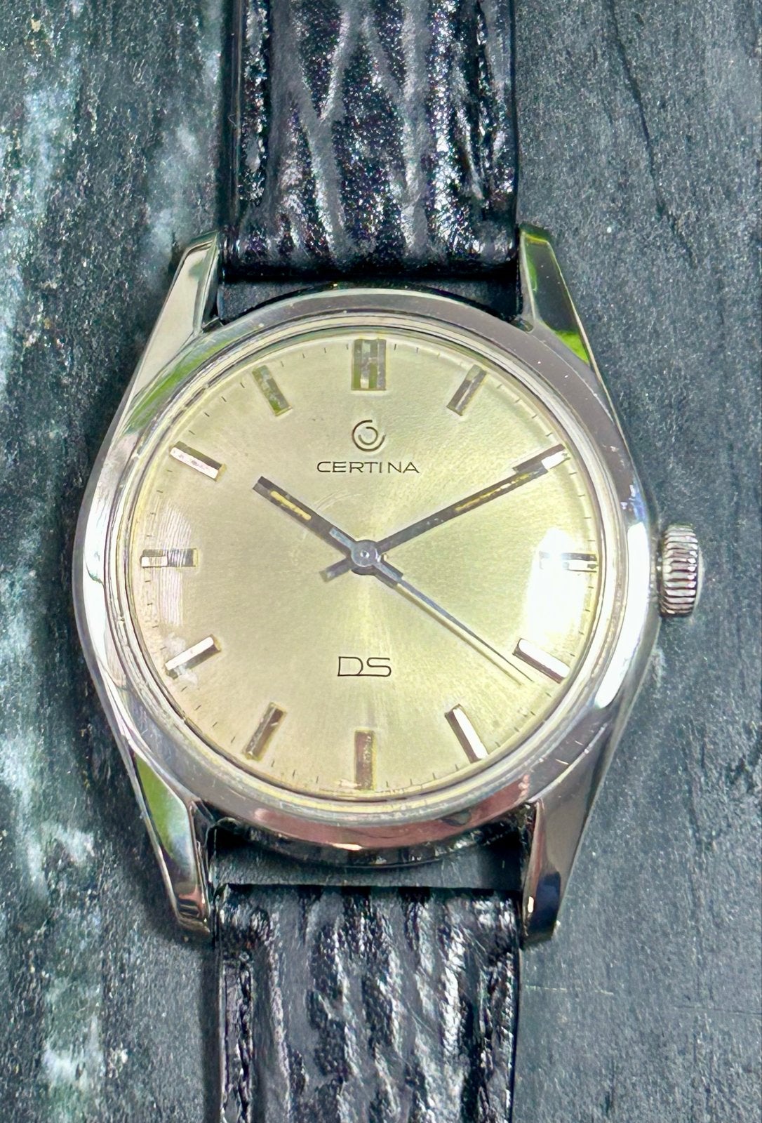 Certina DS horloge - Recent geserviced en gepolijst, Overige merken, Staal, Verzenden, Polshorloge
