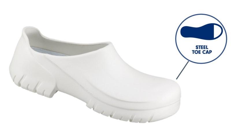 Birkenstock Alpro A640 Beveiligde Klomp | Blauw, Zwart, Wit, Werkschoenendeal, Marktplaats@werkschoenendeal.nl, Dames, Schoenen
