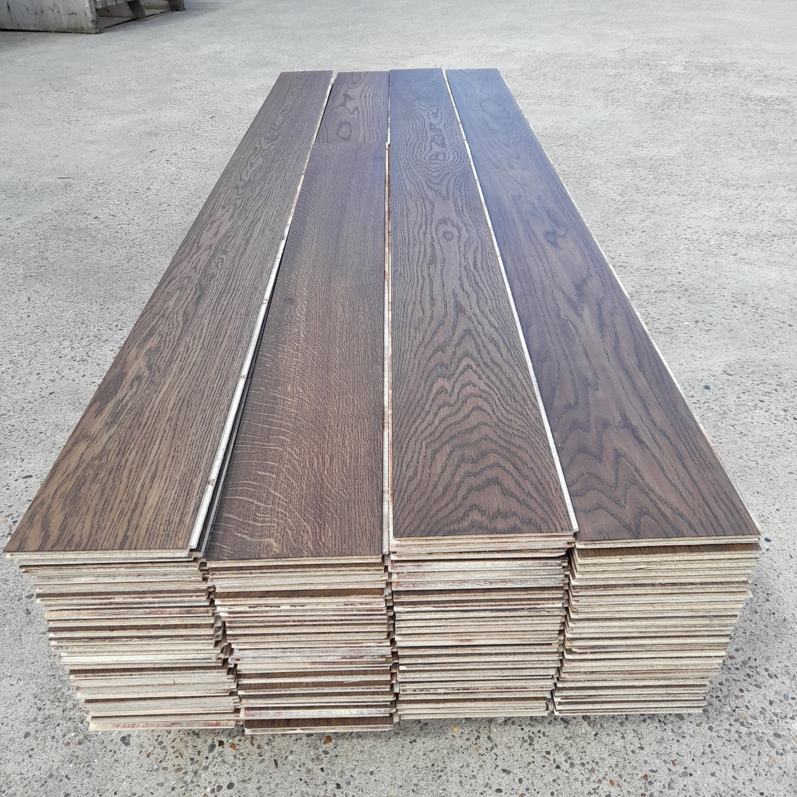 Eiken vloer multivloer NIEUW 42 m2 vloerdelen 19 cm breed, Ophalen, Vloerdelen of -planken, 10 m² of meer, Nvt