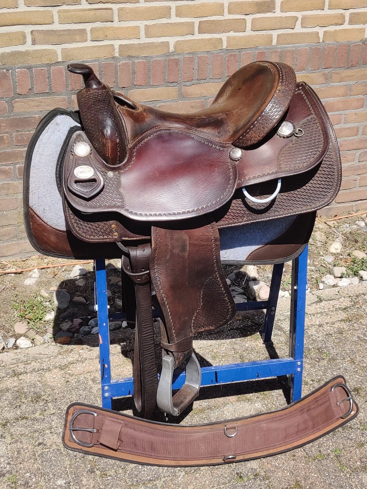 crates reining westernzadel, Dieren en Toebehoren, Ophalen of Verzenden, Gebruikt, Overige disciplines