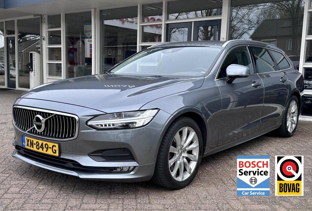 Volvo V90 2.0 T4 Leer, Memory Auto Pilot, ACC, Carplay, LM.., Auto's, Volvo, Euro 6, 1969 cc, 1616 kg, 93 €/maand
