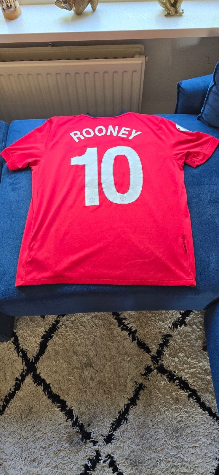 Origineel Manchester United Rooney #10 Thuisshirt, Maat 52/54 (L), NIKE, Ophalen of Verzenden, Voetbal