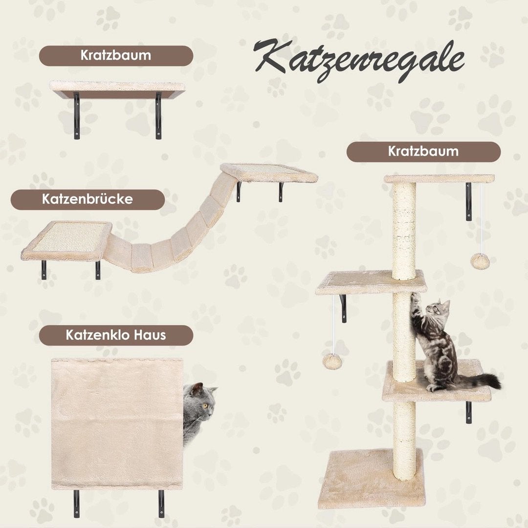 Nieuwe kattenkrabset voor aan de muur, Dieren en Toebehoren, Ophalen of Verzenden, Nieuw