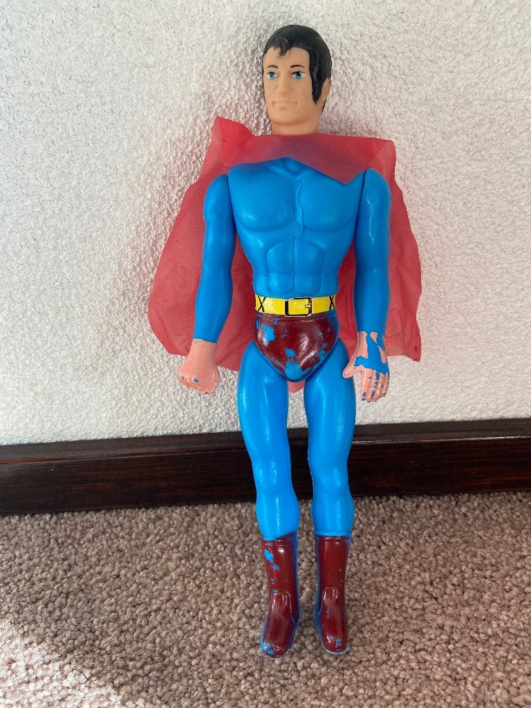 Vintage Bootleg Powerman Superman 25 cm, Ophalen of Verzenden, Gebruikt