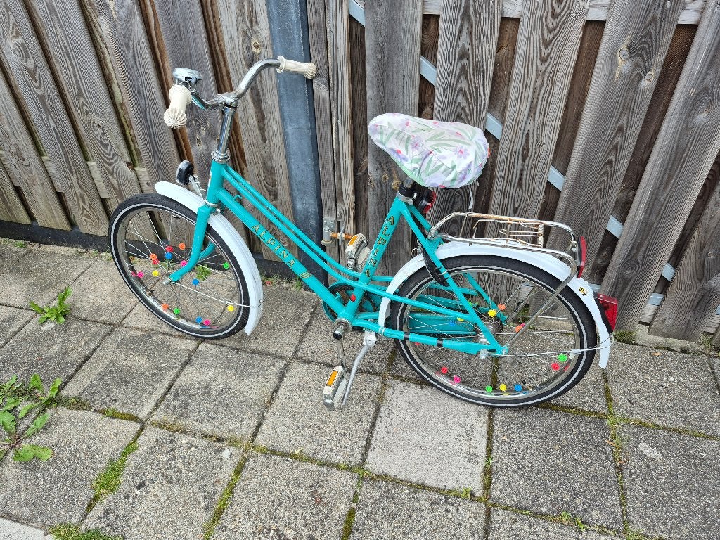 Vintage Alpina kinderfiets - 20 inch, Fietsen en Brommers, Fietsen | Meisjes, Ophalen, Terugtraprem, Gebruikt, Alpina Loekie Popal Batavus Sparta Volare Gazelle Supersuper