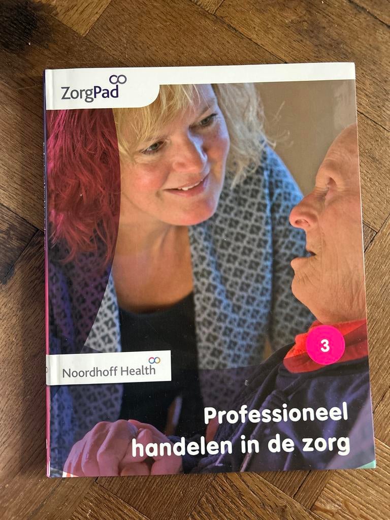 ZorgPad MBO: Professioneel handelen in de zorg (deel 3), Boeken, Studieboeken en Cursussen, Ophalen of Verzenden, Gamma, Zo goed als nieuw