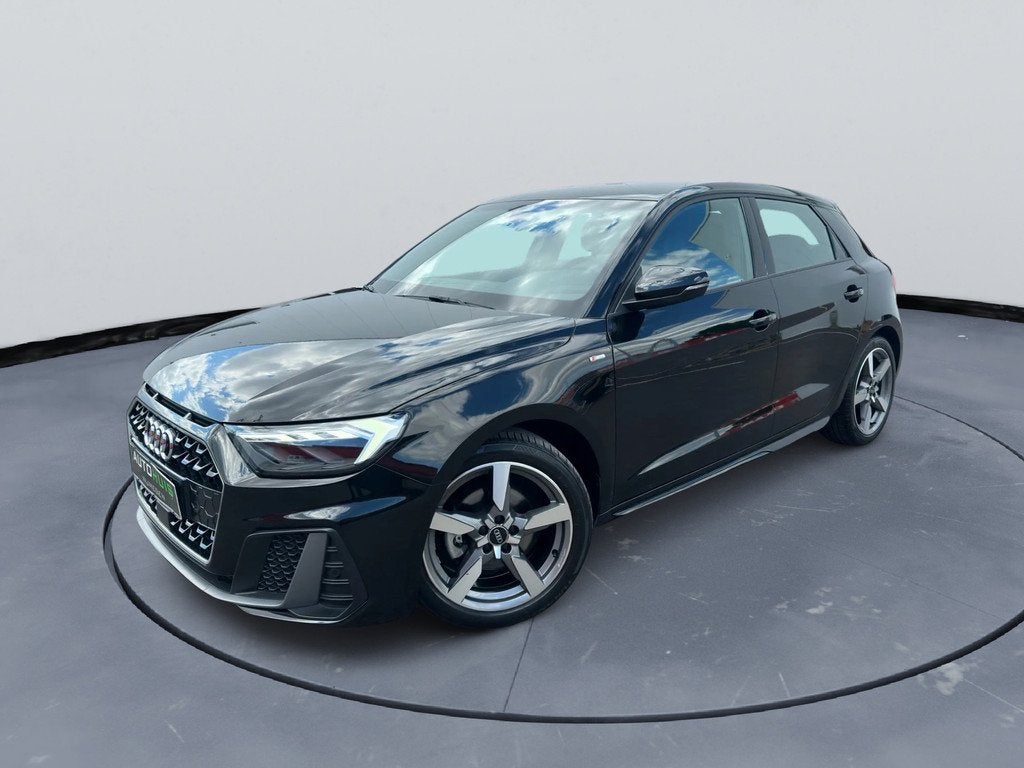 Audi A1 Sportback 30 TFSI Pro Line S Half leder drive select, Zwart, Leder en Stof, Zwart, Bedrijf