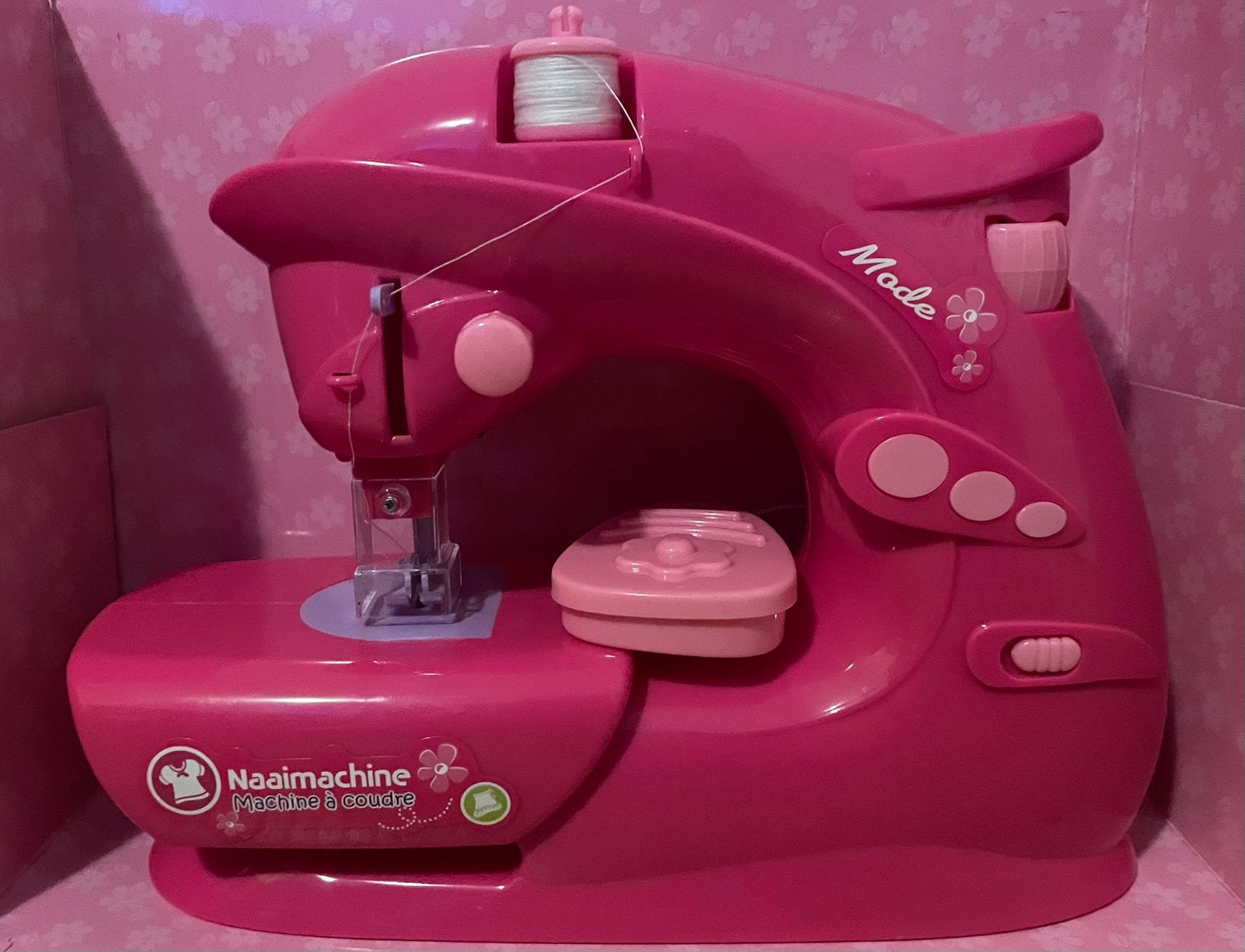 Naaimachine voor kinderen, Hobby en Vrije tijd, Naaimachines en Toebehoren, Ophalen of Verzenden, Gebruikt, Naaimachine, Overige merken