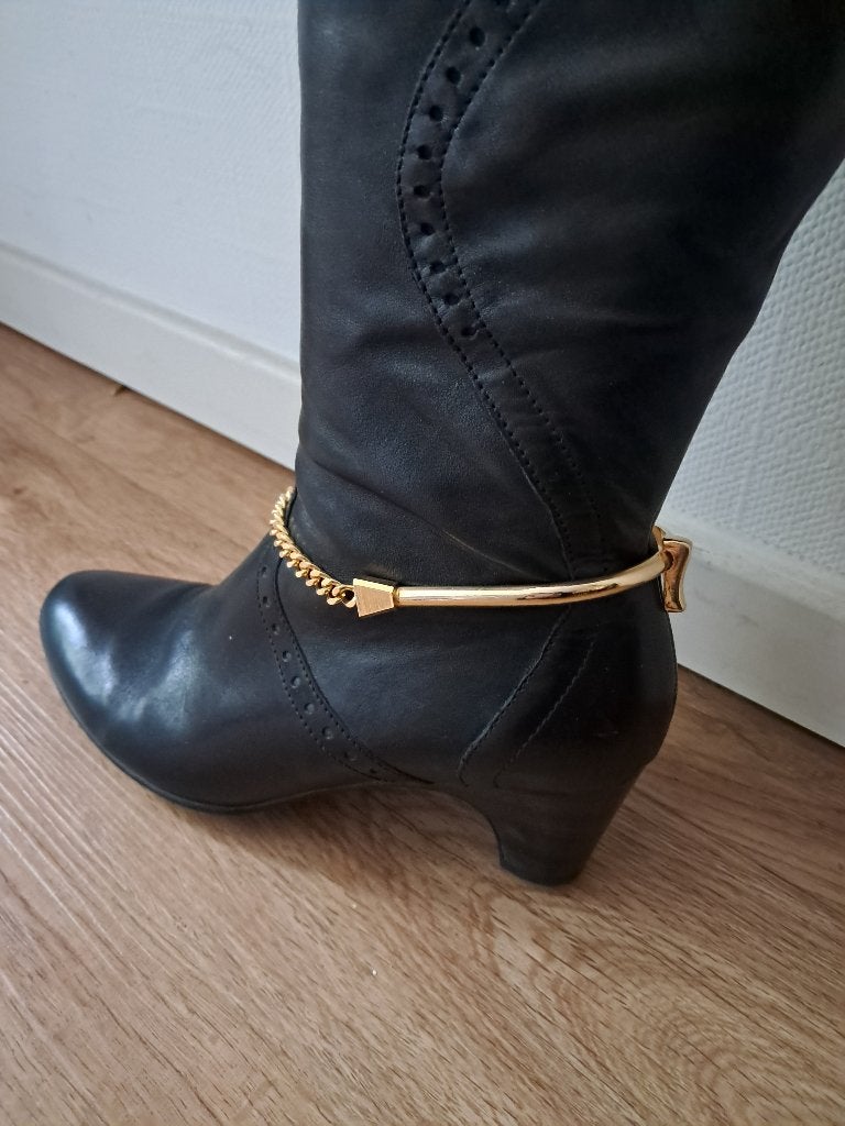 Goudkleurige laars accessoires, Ophalen, Nieuw