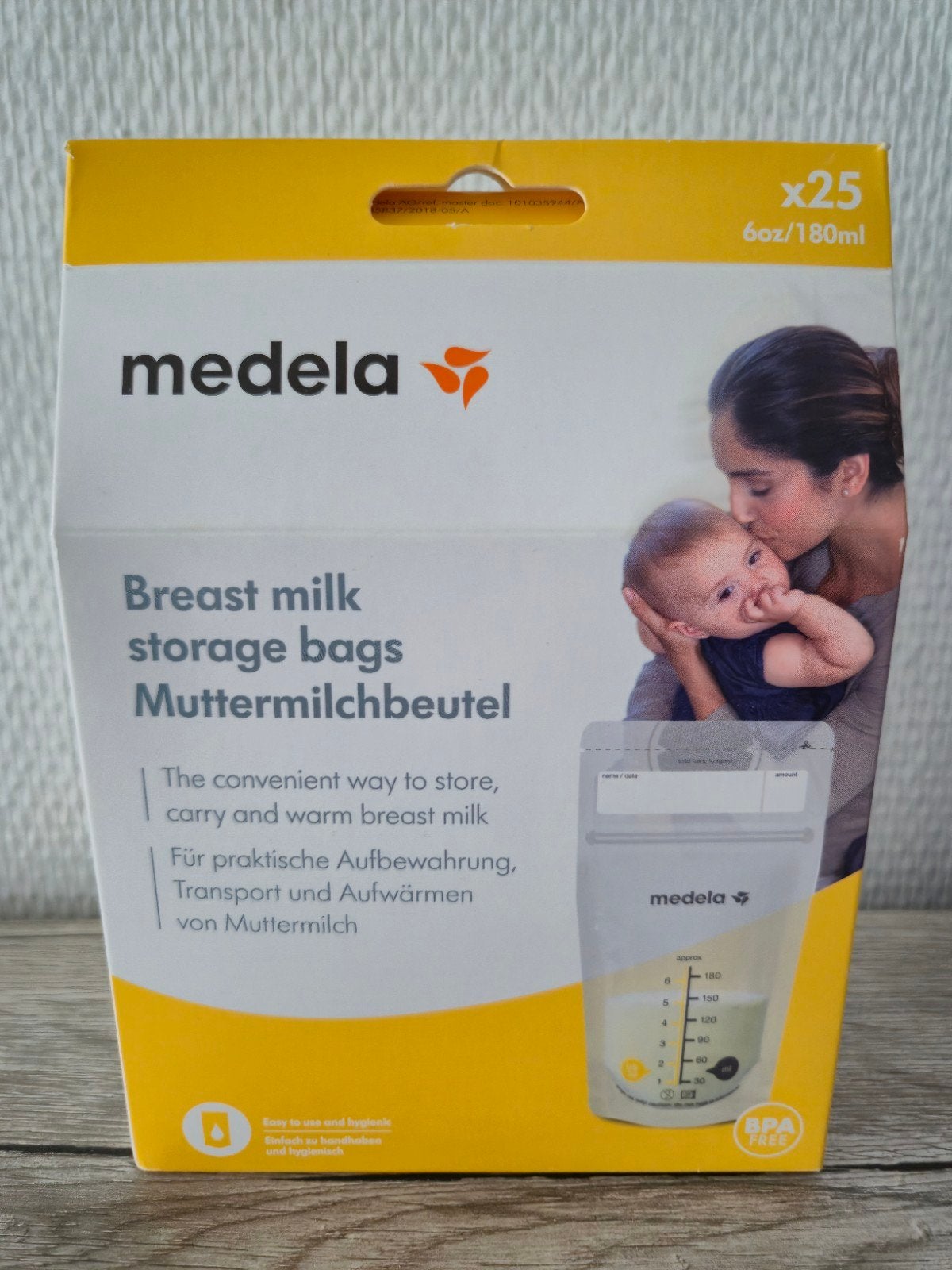 Medela Moedermelk Bewaarzakjes - 25 stuks, 180ml, Medela, Bewaarbakje, Nieuw, Ophalen of Verzenden