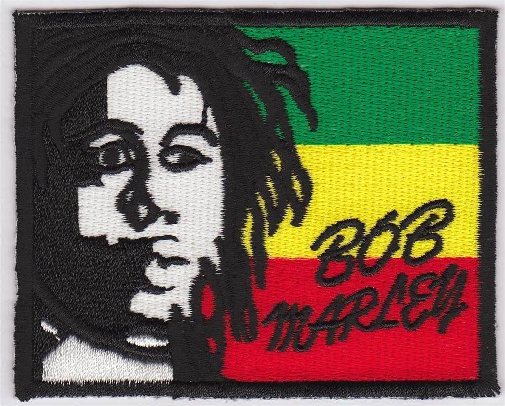 Bob Marley patch embleem #3, Verzamelen, Verzenden, Nieuw, Kleding