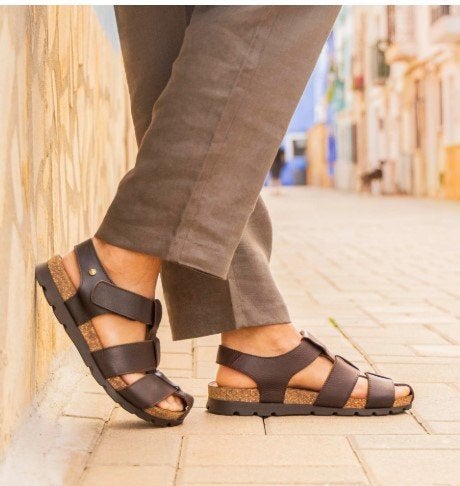 Zgan Panama Jack lederen bruine sandalen maat 45, Kleding | Heren, Schoenen, Sandalen, Bruin, Ophalen of Verzenden, Zo goed als nieuw