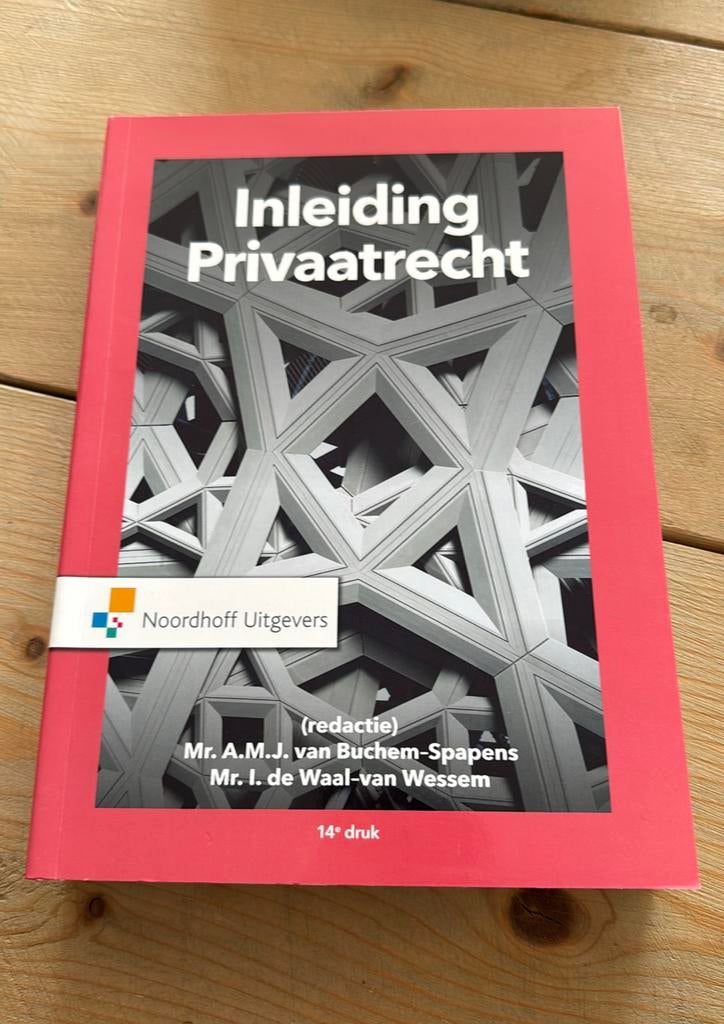 Inleiding Privaatrecht, Ophalen of Verzenden, Beta, Zo goed als nieuw, HBO