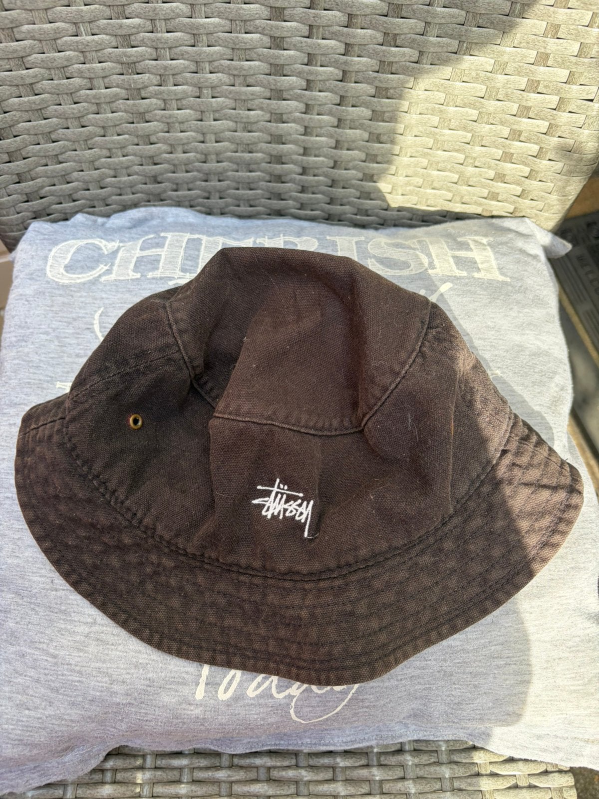 Stüssy Buckethat, Kleding | Heren, Ophalen of Verzenden, Gedragen, 60 cm (XL, 7½ inch) of meer, Hoed