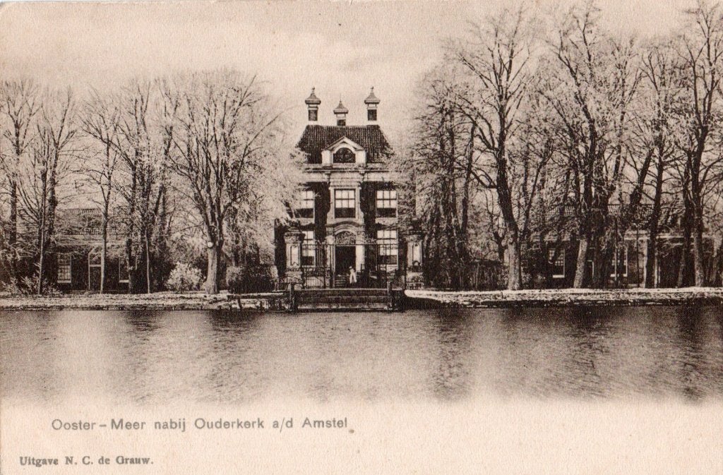 Ouderkerk aan de Amstel, Huize Ooster-Meer. 7517, Verzamelen, Ansichtkaarten | Nederland, Ophalen of Verzenden, Voor 1920, Ongelopen
