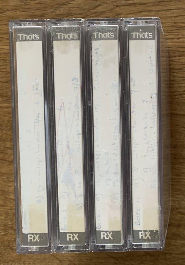 cassettebandjes 4 st Thats, Cd's en Dvd's, Ophalen of Verzenden, Zo goed als nieuw, Overige genres, 2 t/m 25 bandjes