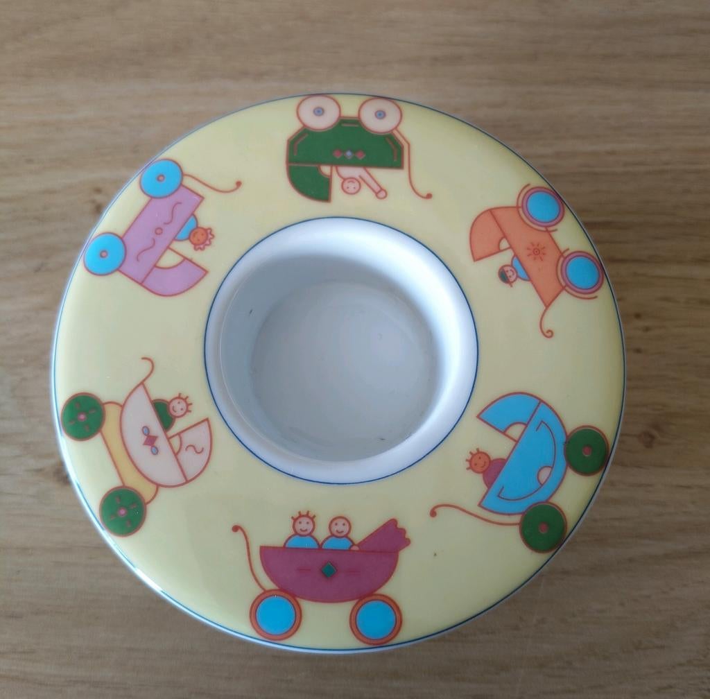 ARZBERG WAXINELICHTJE HOUDER KINDERWAGENS MEY BABY'S, Overige materialen, Verzenden, Wit, Zo goed als nieuw