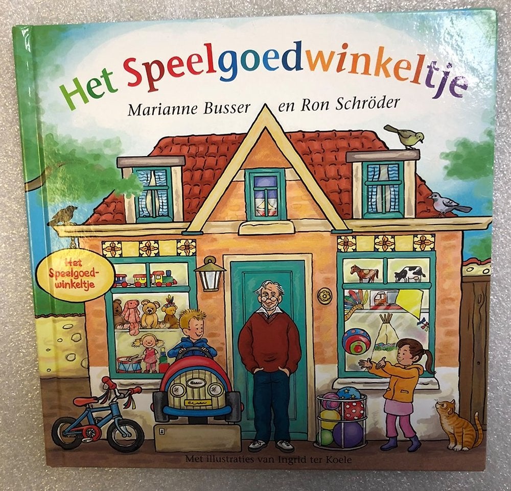 Het Speelgoedwinkeltje  - M Busser - I ter Koele Winkeltjes, Gelezen, Ophalen of Verzenden, Marianne Busser en Ron Schröder, 3 tot 4 jaar