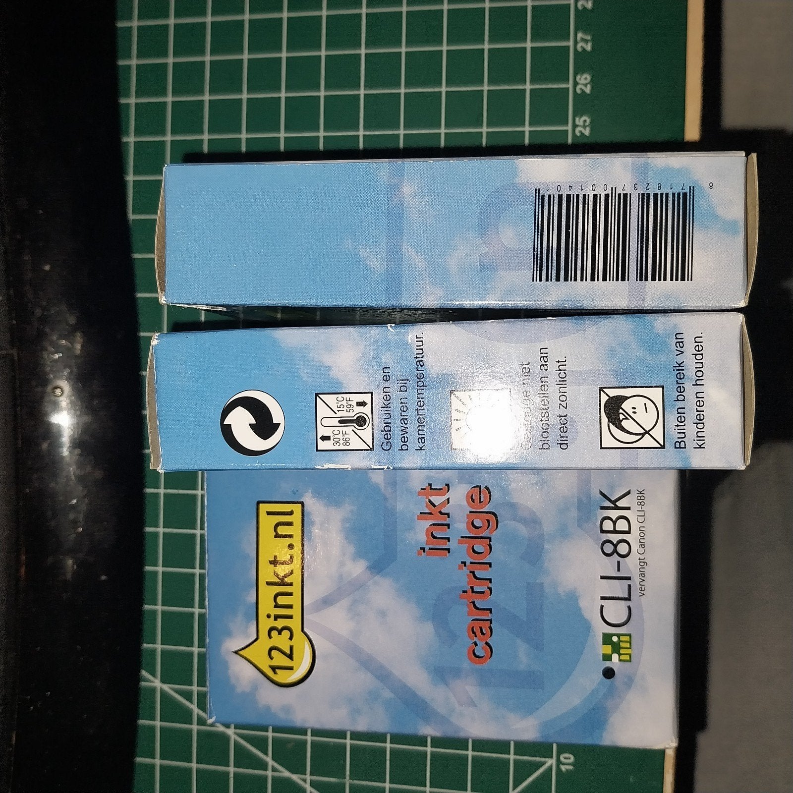 123inkt CLI-8BK Inktcartridge - Zwart, Zwart-en-wit printen, Printer, Inkjetprinter, Nieuw