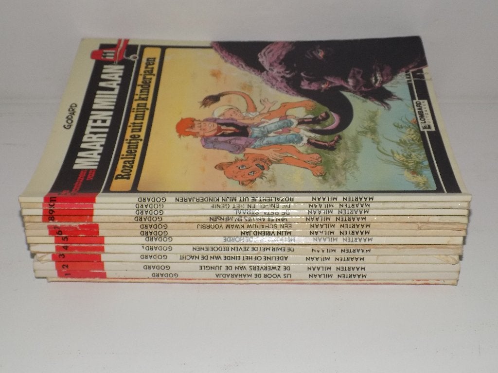 Maarten Milaan || 1 .. 11 + extra deeltje [redelijk nietgaat, Boeken, Stripboeken, Complete serie of reeks, Ophalen of Verzenden