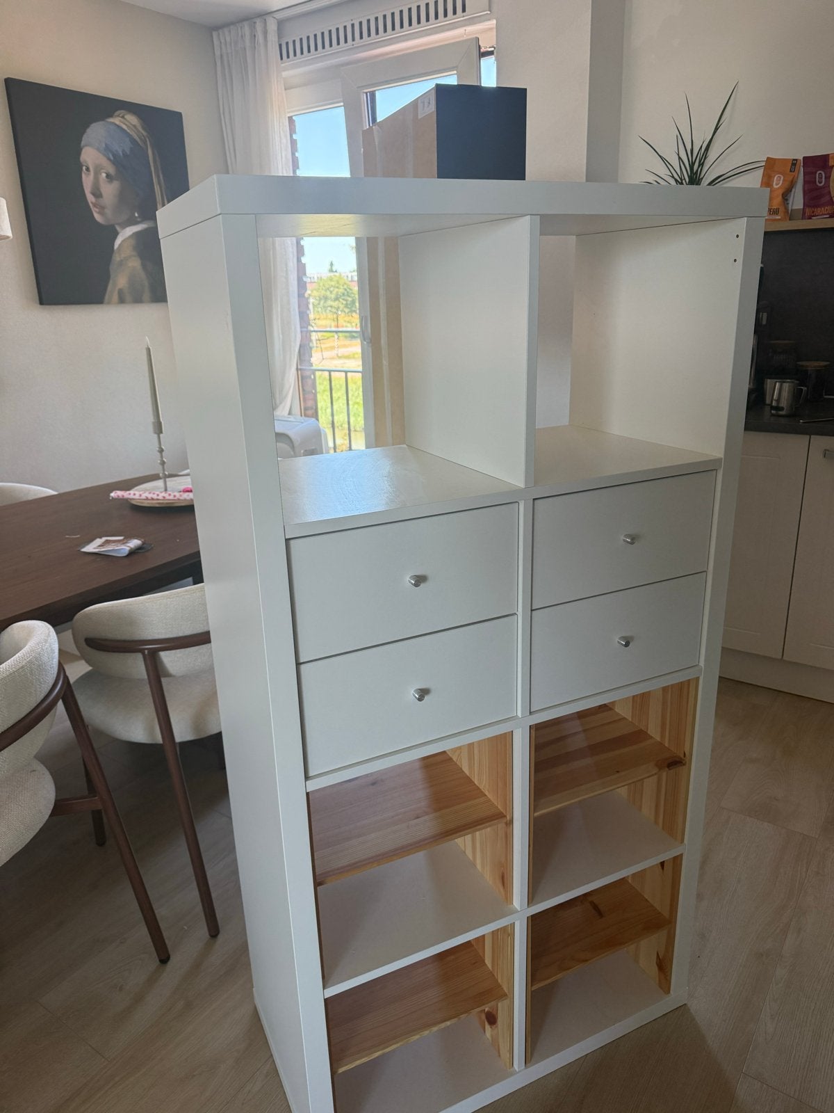 IKEA Kallax kast met lades en inzetstukken voor schoenen, Ophalen, Zo goed als nieuw