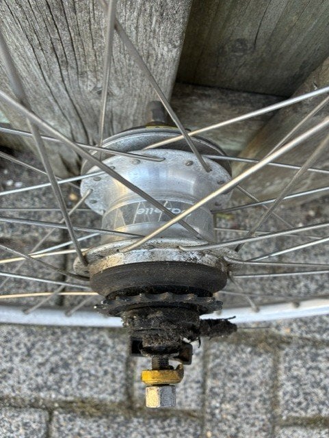 Achterwiel nexus 7 versnellingen  28x1-5/3/8/, Elektrische fiets, Zo goed als nieuw, Aluminium, Shimano
