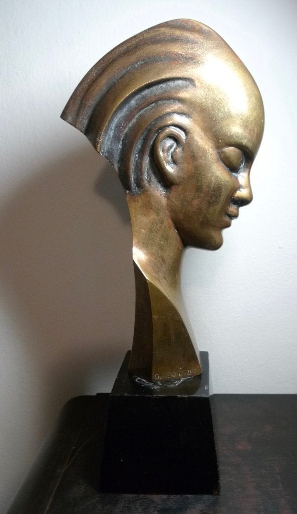 G. Dequidt, 1930, brons, Antiek en Kunst, Ophalen of Verzenden, Europa, Art deco, Brons