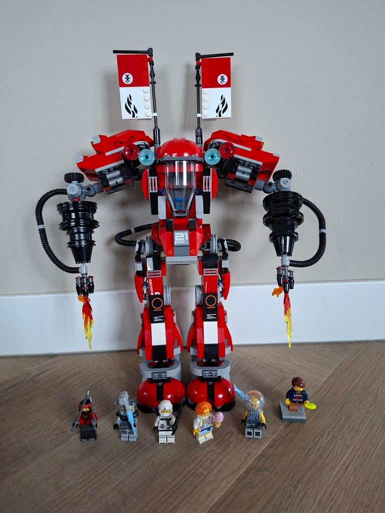 Lego Ninjago 70615 Vuurmecha, Compleet, Lego, Ophalen of Verzenden, Zo goed als nieuw
