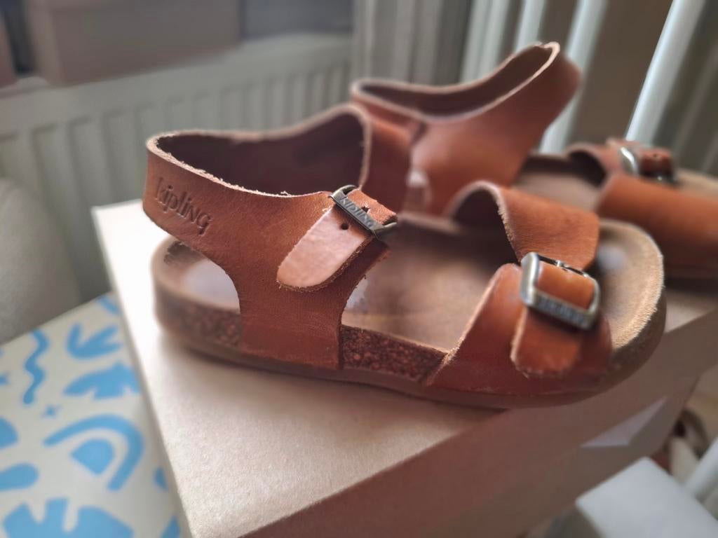 Kipling cognac/bruine sandalen maat 24 en 25, Ophalen of Verzenden, Jongen of Meisje, Overige typen