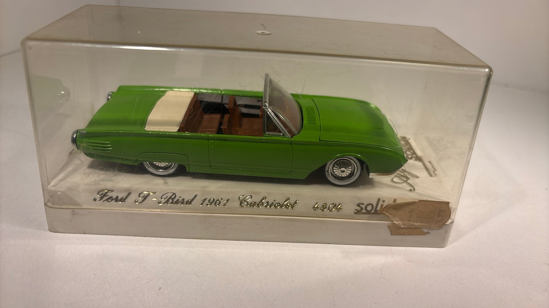 Ford thunderbrid cabriolet 1961 solido 1.43, Auto, Solido, Ophalen of Verzenden, A