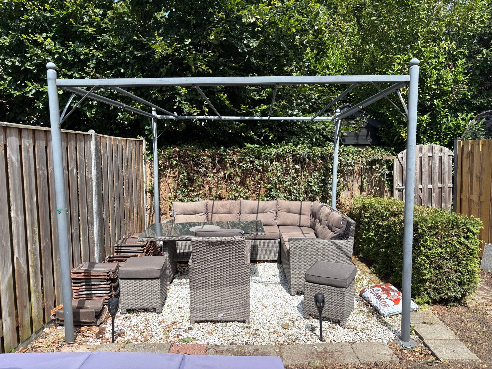 Partytent / Paviljoen 3x3 meter, Tuin en Terras, Partytenten, Ophalen, Gebruikt, Partytent, Minder dan 4 meter