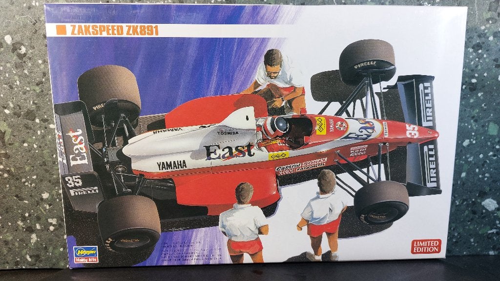 Zakspeed ZK891 bouwmodel 1:24 Hasegawa, Overige merken, Auto, Verzenden, Groter dan 1:32