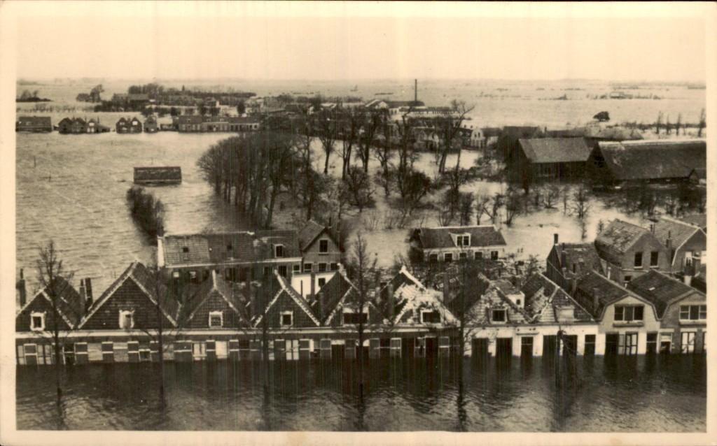 Walcheren - Eiland - Onder water, Ophalen of Verzenden, 1940 tot 1960, Ongelopen, Zeeland