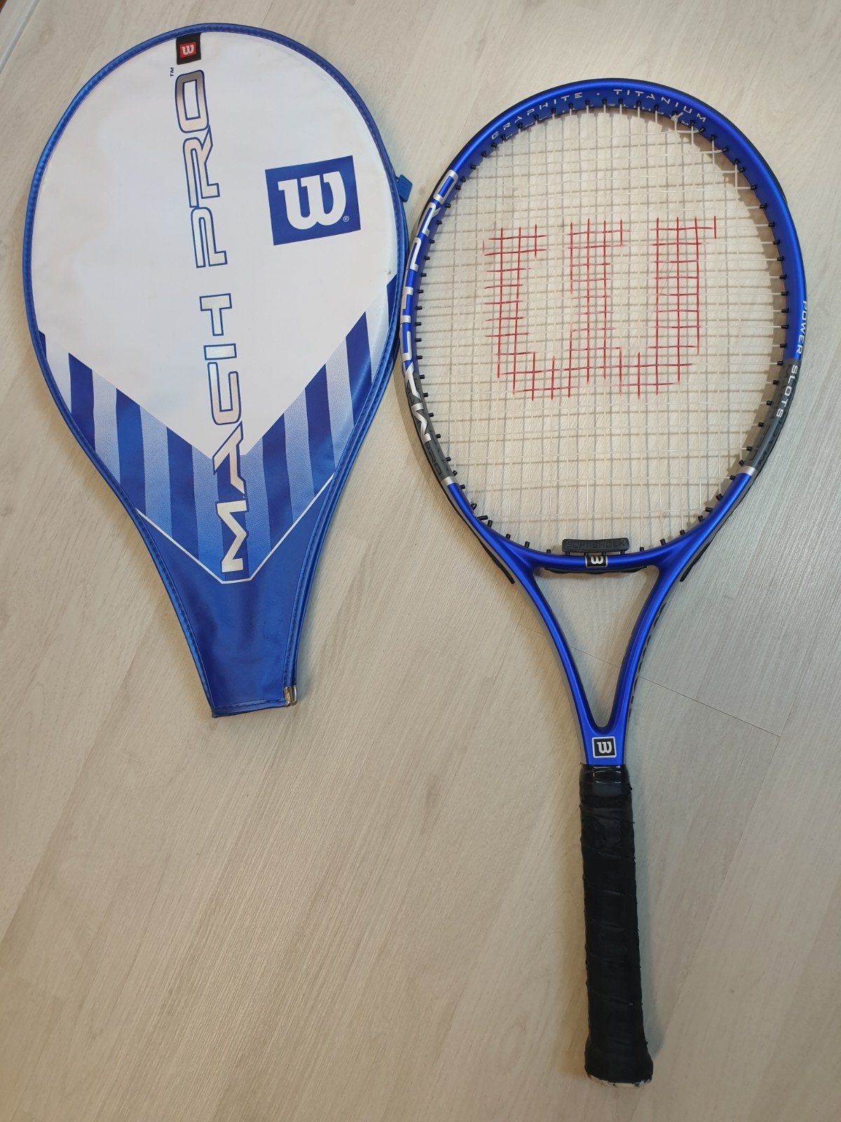 Wilson Mach Pro Tennisracket met hoes, Gebruikt, Wilson, Racket, Ophalen