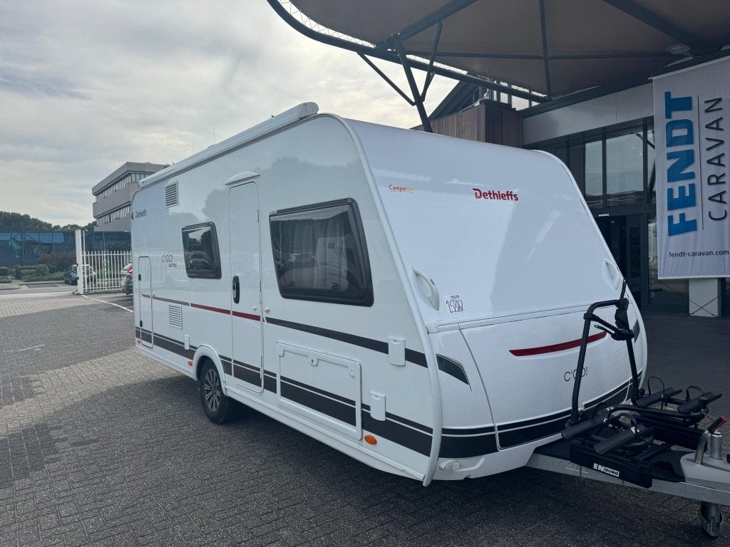 Dethleffs C'Go Active 495 QSK 2026 Mover,Airco,Luifel!!, Caravans en Kamperen, Bedrijf, Treinzit, Schokbreker, 5 tot 6 meter
