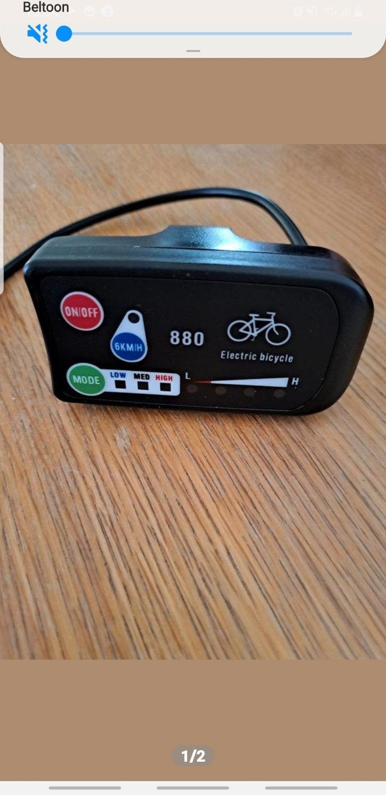 Display voor elektrische fiets - Model 880, Fietsen en Brommers, Fietsen | Meisjes, Ophalen of Verzenden, Gebruikt
