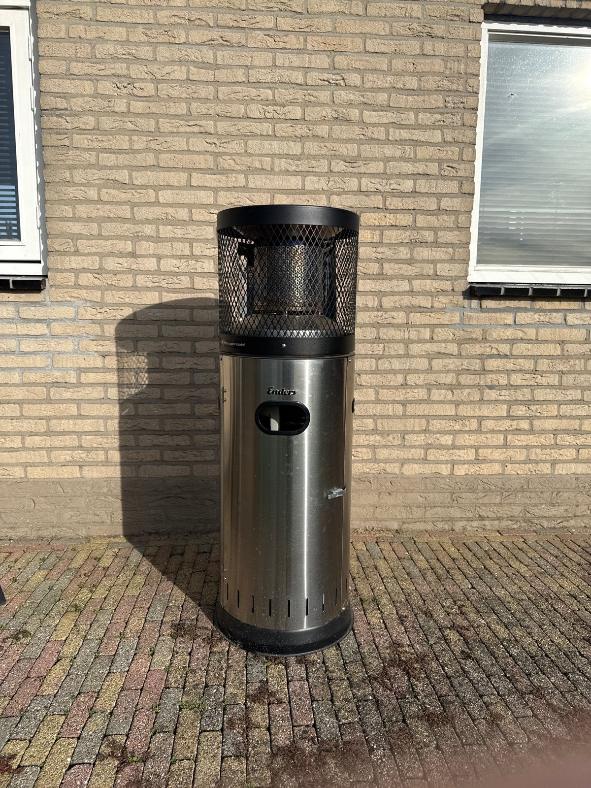 Enders gasheater terrasverwarmer (1 keer gebruikt), Ophalen, Gebruikt, Gas, Vloer