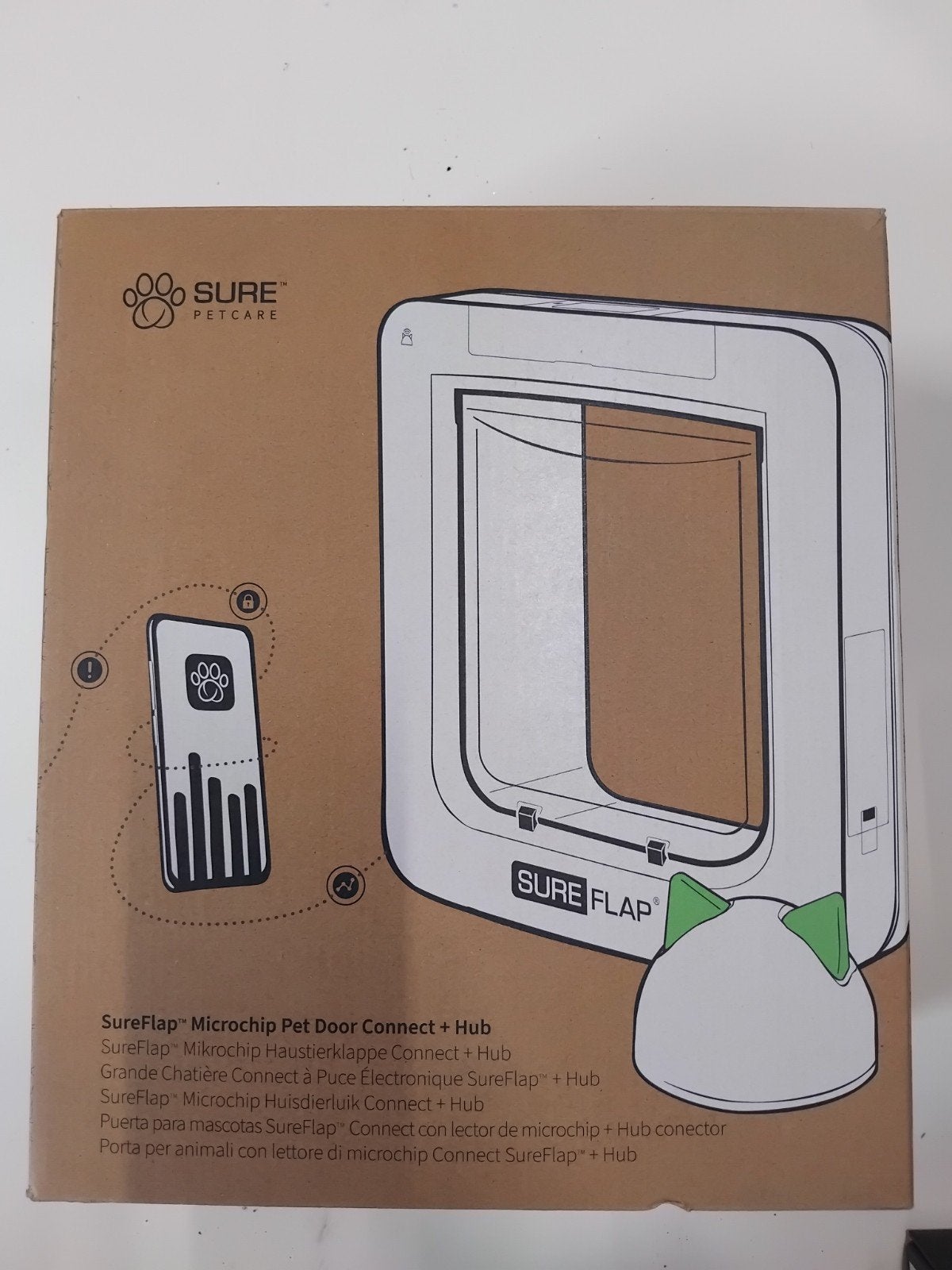 Sureflap Microchip Huisdierluik Connect incl hub !- Kattenlu, Ophalen of Verzenden