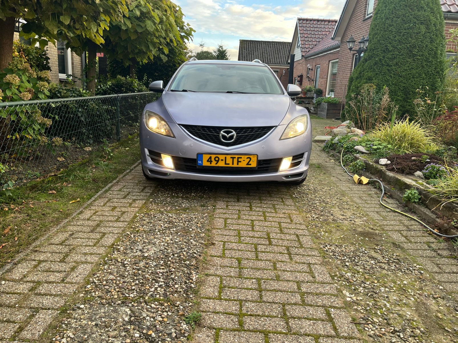 Mazda 6 2.0 Sportbreak 2010 Grijs, Auto's, Voorwielaandrijving, Stof, Zwart, 4 cilinders