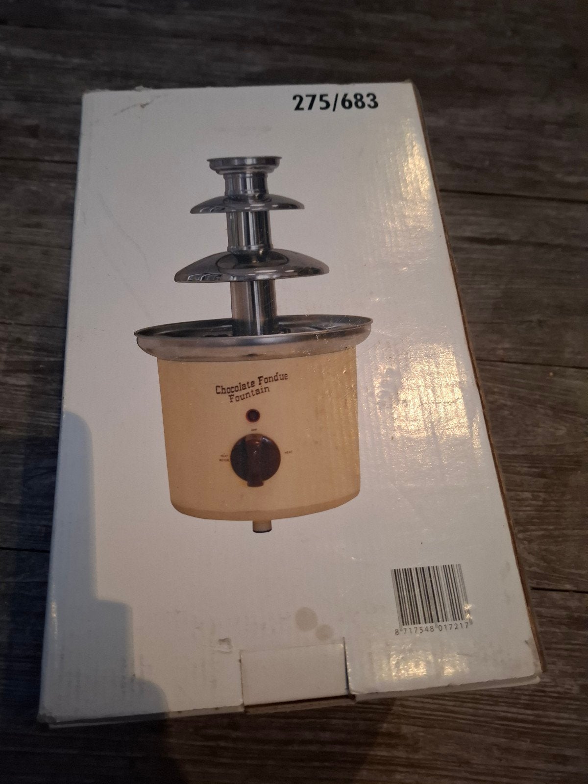 Chocolade fontein nieuw in verpakking., Ophalen of Verzenden, Nieuw, Elektrisch, Fondueset