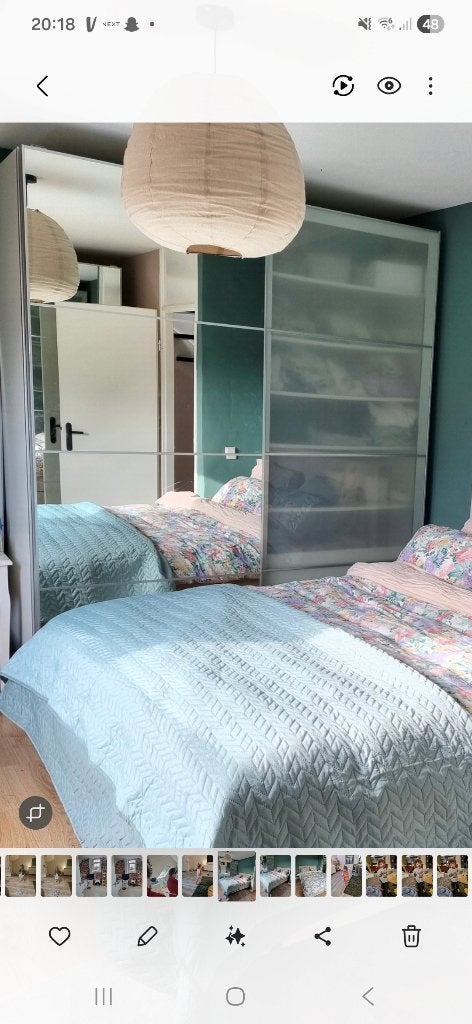 Ikea pax schuifdeuren set, Ophalen, Gebruikt, 200 cm of meer, Glas