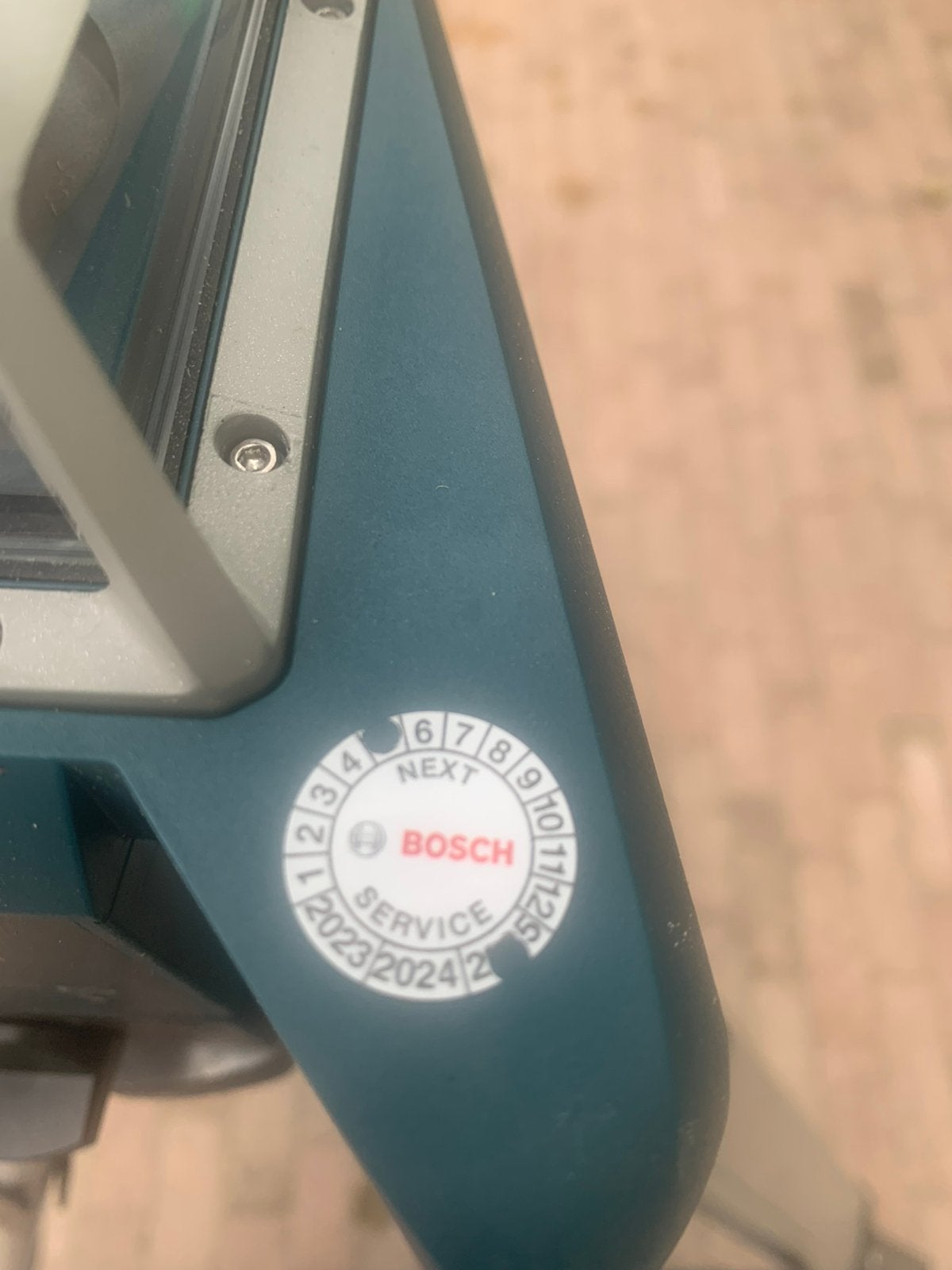 Roterende laser blauwe bosch. In nette staat verkerend, Doe-het-zelf en Verbouw, Meetapparatuur, Ophalen of Verzenden, Zo goed als nieuw