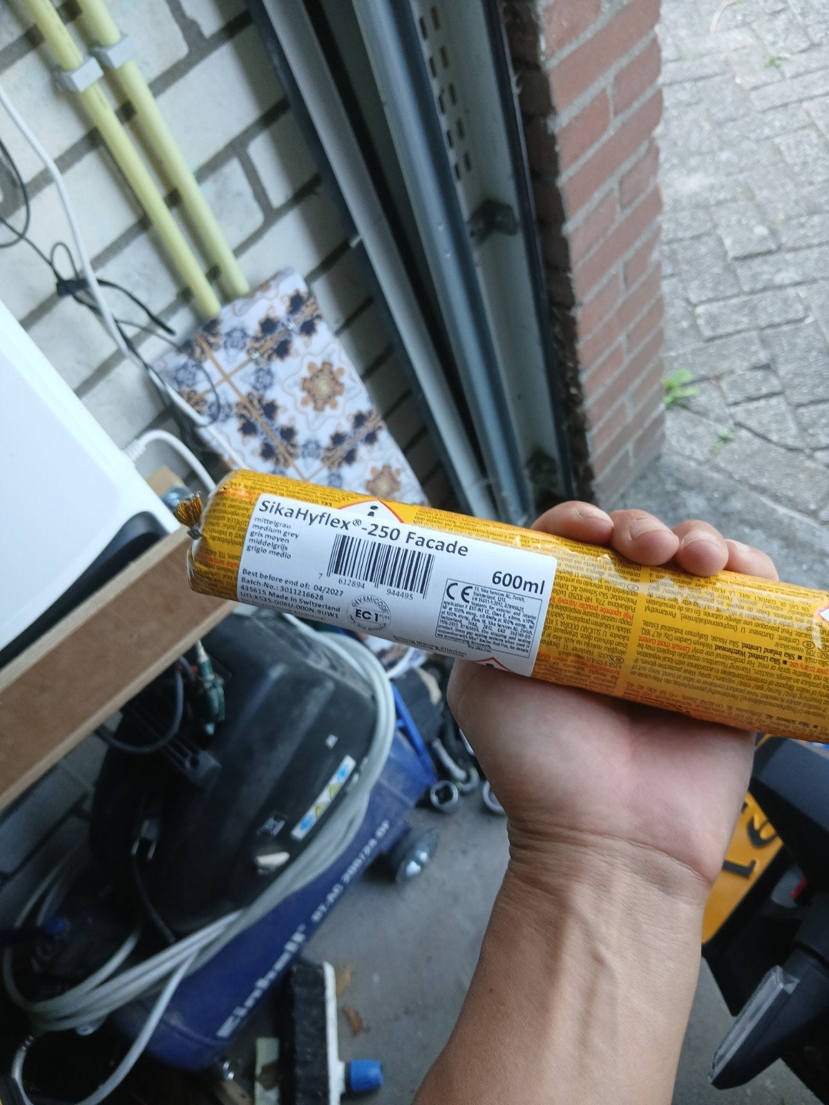 SikaHyflex 250 Facade kit worst 600ml, Doe-het-zelf en Verbouw, Isolatie en Afdichting, Minder dan 4 cm, Overige materialen, Nieuw